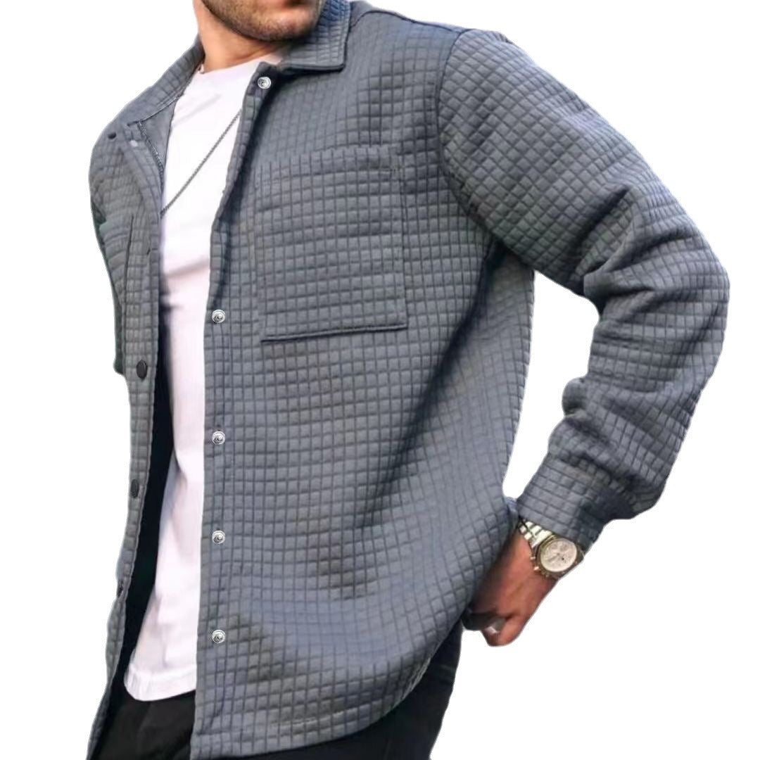 Men's Fashion Casual Large Size Long Sleeve Jacket