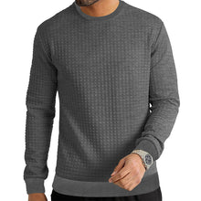 画像をギャラリービューアに読み込む, Men&#39;s Fashion Casual Round Neck Long Sleeve T-shirt