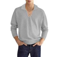 画像をギャラリービューアに読み込む, Men&#39;s Fashion Casual Solid Color Long Sleeve