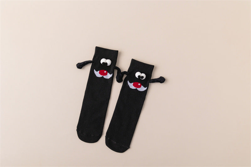 Women's Fashion Simple Christmas Hand Socks