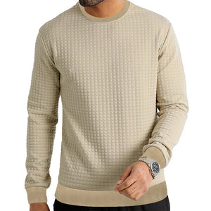 Men's Fashion Casual Round Neck Long Sleeve T-shirt