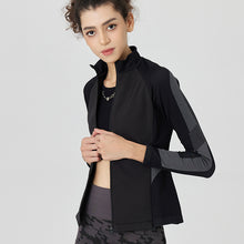 画像をギャラリービューアに読み込む, Seamless Knitted Stitching Windproof Sports Yoga Outdoor Jacket