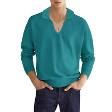 画像をギャラリービューアに読み込む, Men&#39;s Fashion Casual Solid Color Long Sleeve