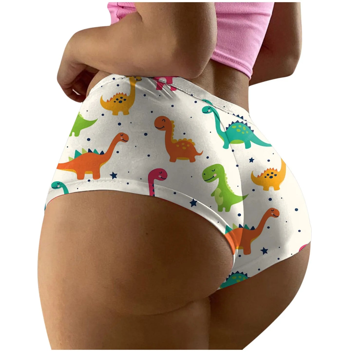 Underwear For Women Thong Women's Fashion Sexy High Waist Underwear Printed Seamless Breathable