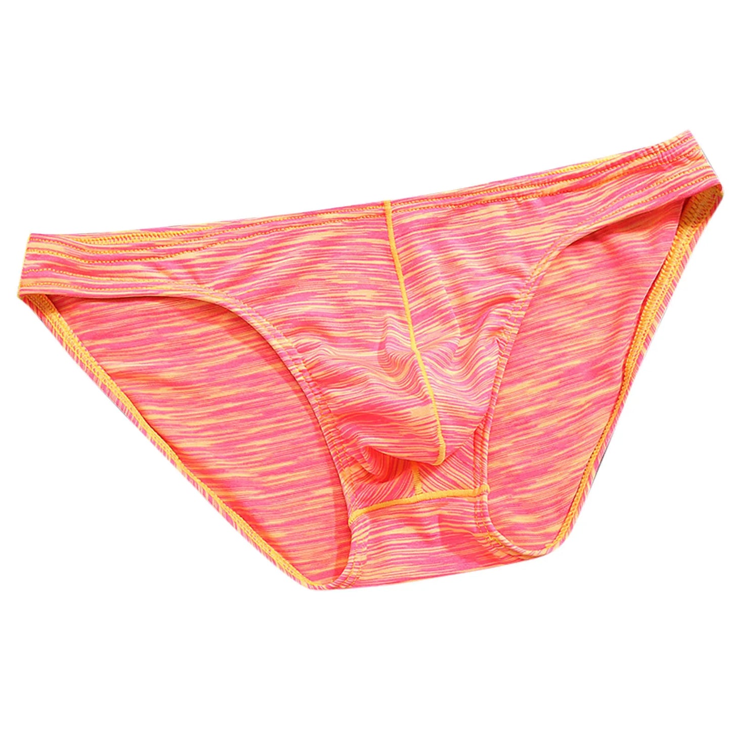 Men's Triangle Boxer Shorts Funny Sexy Comfortable Breathable Shiny Underwear Summer U Convex Pouch