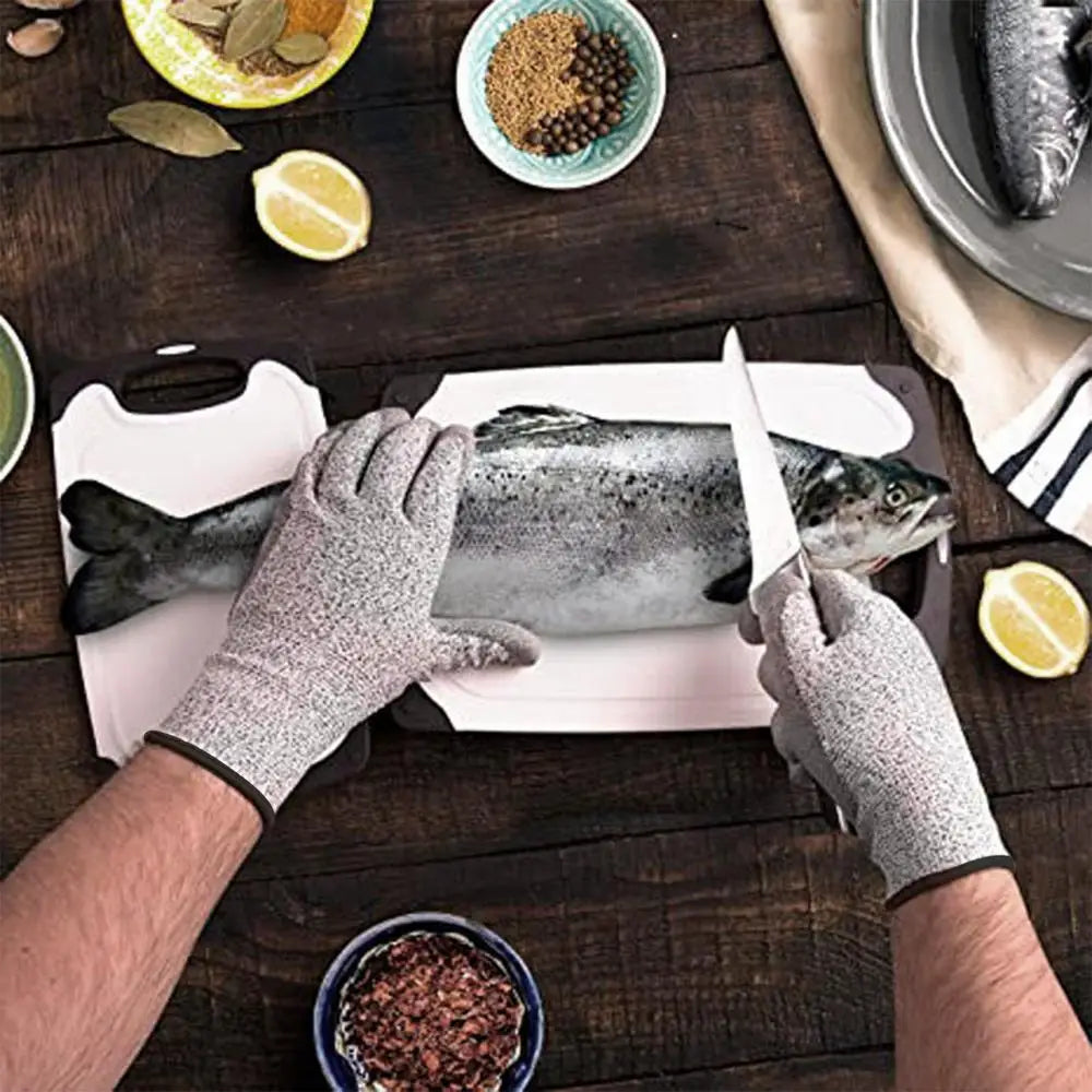 2023 Level 5 Safety Anti Cut Gloves High-strength Industry Kitchen Gardening Anti-Scratch Anti-cut Glass Cutting Multi-Purpose