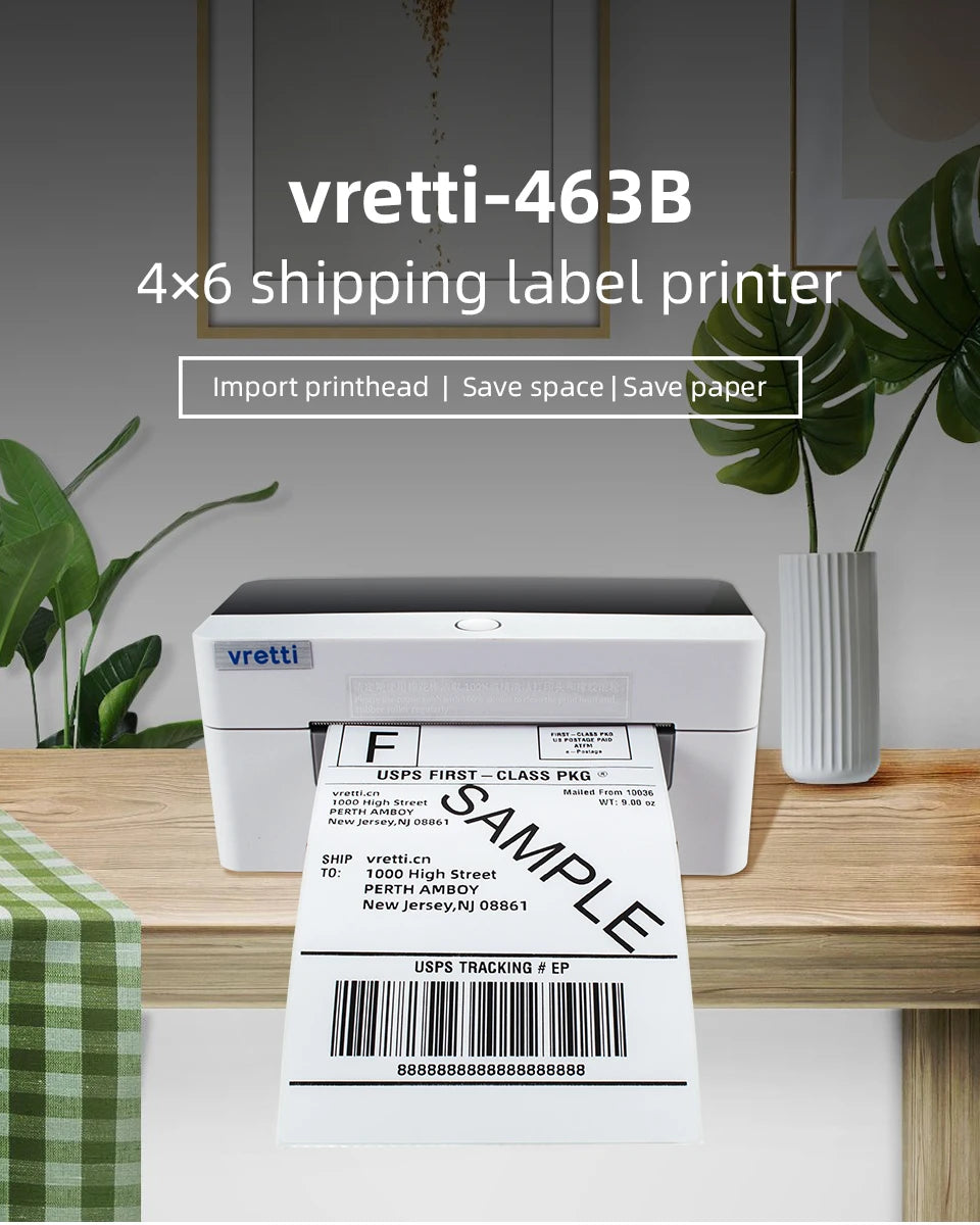 Bluetooth Wireless Wifi Thermal Label Printer
