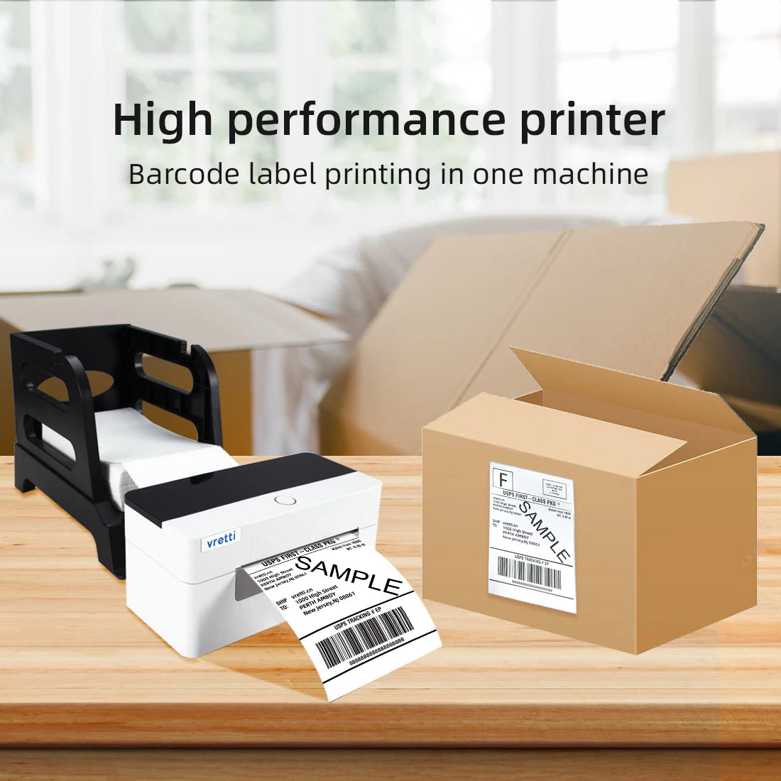 Bluetooth Wireless Wifi Thermal Label Printer