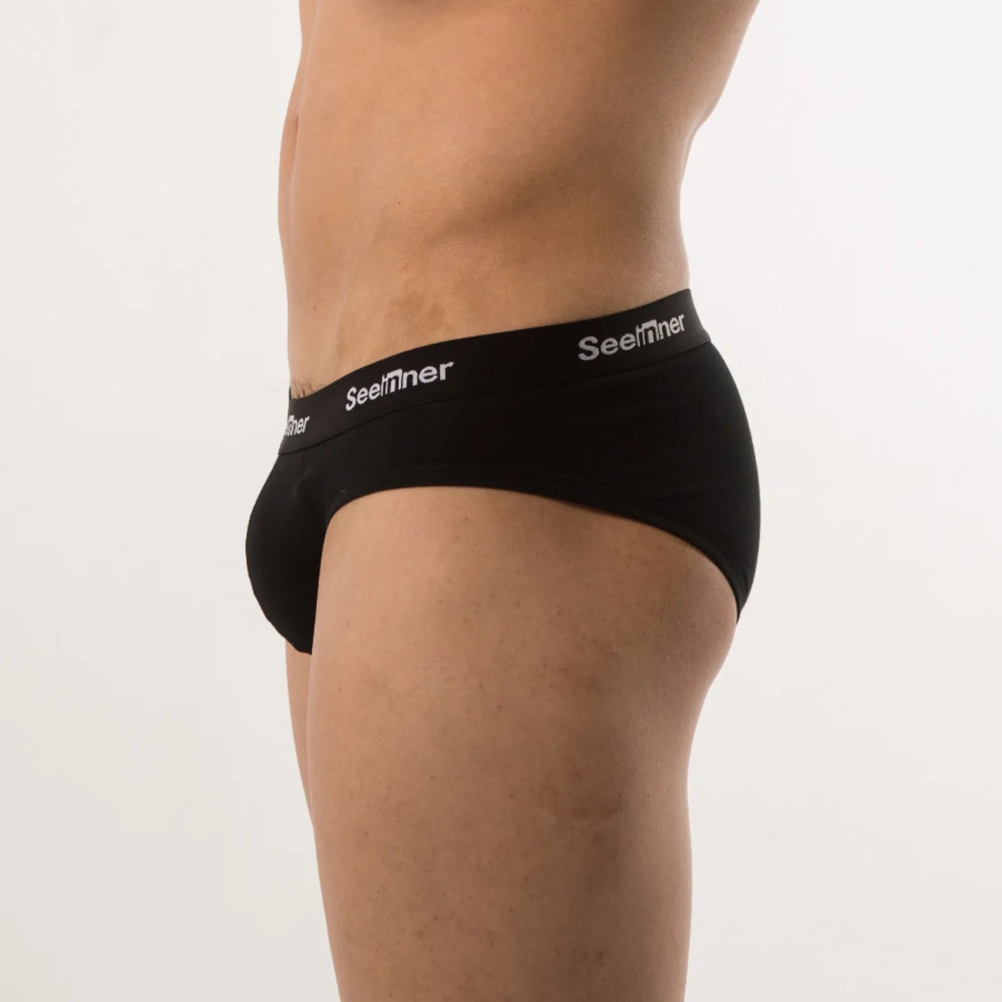 Men's Briefs Solid Color Milk Silk Briefs Breathable Sexy Comfortable Men Underwear Breathable Sexy Man Boxer