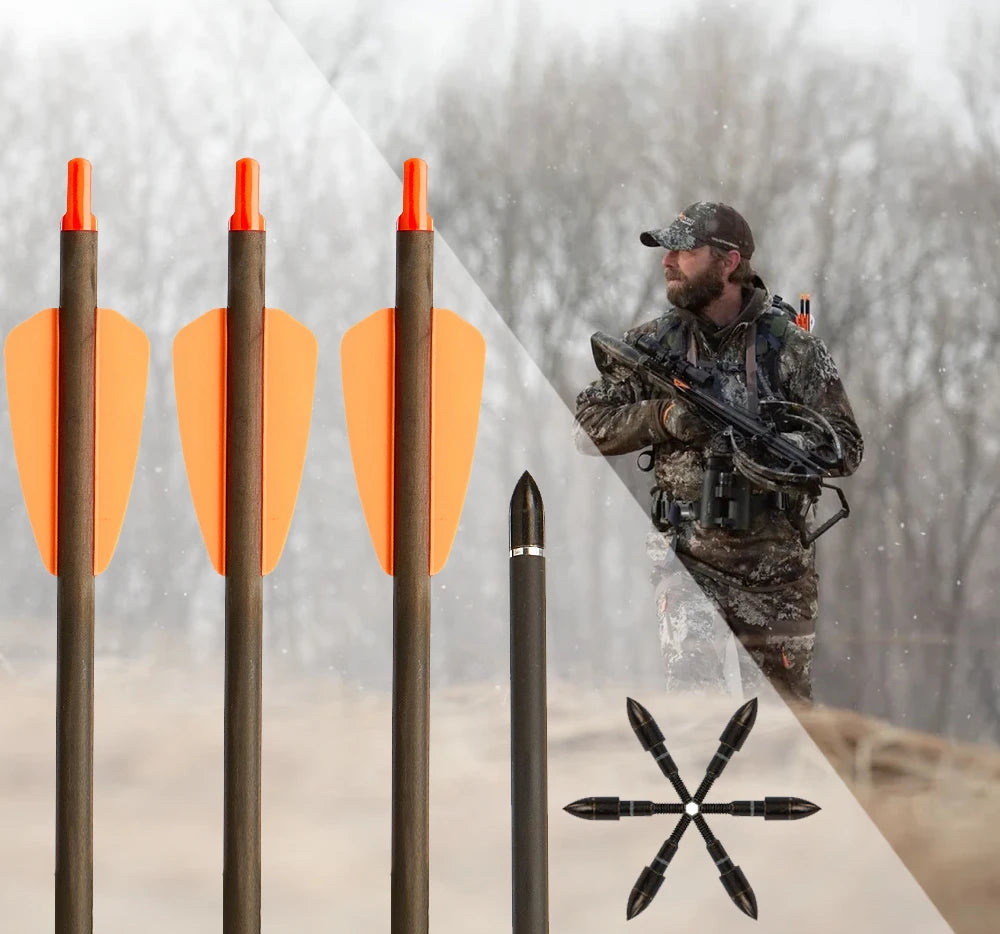 7.5/15 Inch Carbon Crossbow Bolts
