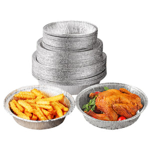 Non-stick Aluminum Foil Liners Air Fryer Disposable Paper Liner Oil-proof Steaming Basket Kitchen Tool BBQ Drip Pan Tray