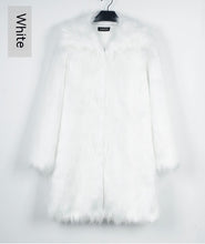 Load image into Gallery viewer, Men&#39;s Overcoat Faux Fur Coat Long Trench Coat