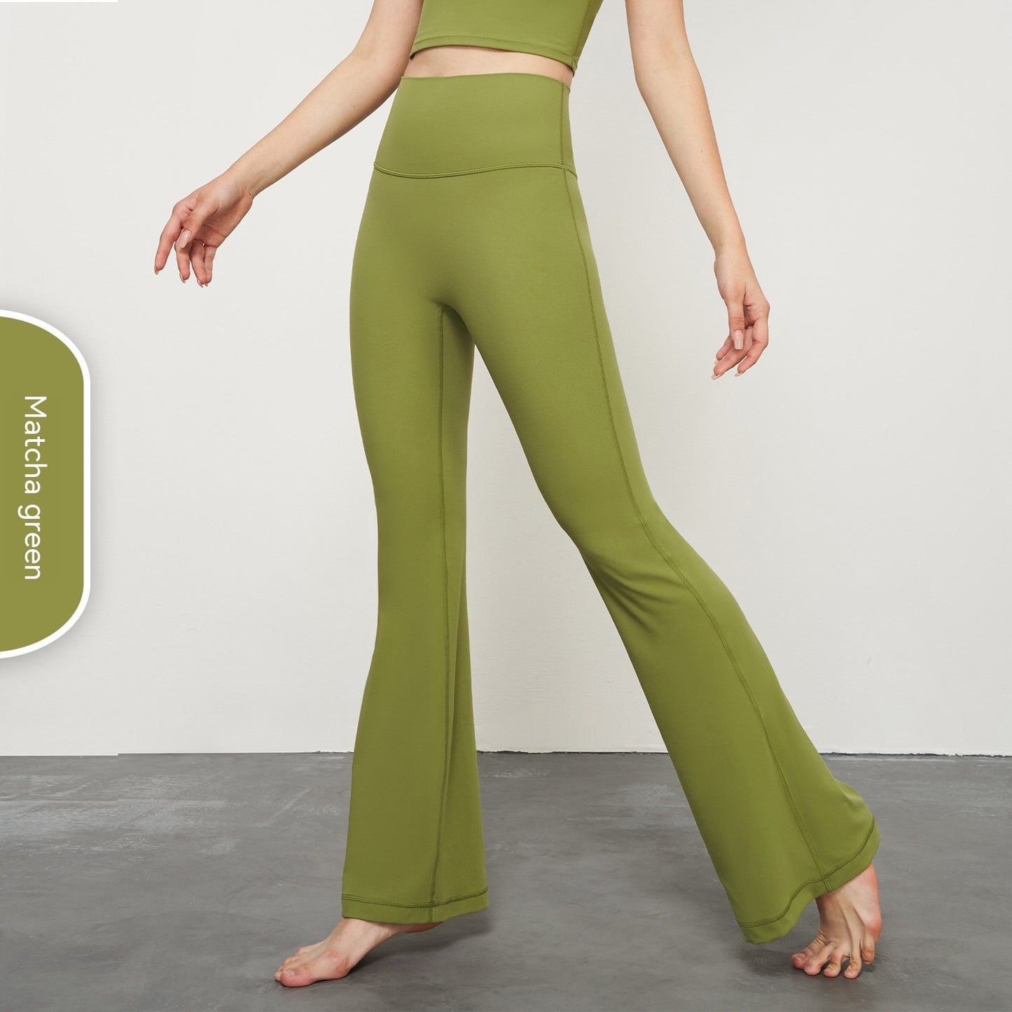 Women's Fashion Casual Solid Color No Size Yoga Bell-bottom Pants