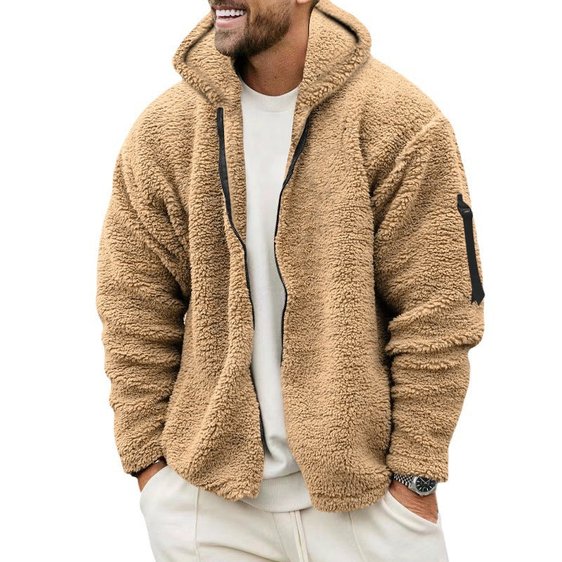 Men's Double-sided Fleece Warm Jacket