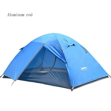 画像をギャラリービューアに読み込む, Lightweight Camping Tent Double Layer Fiberglass 2 Person Waterproof Portable Travel Tent