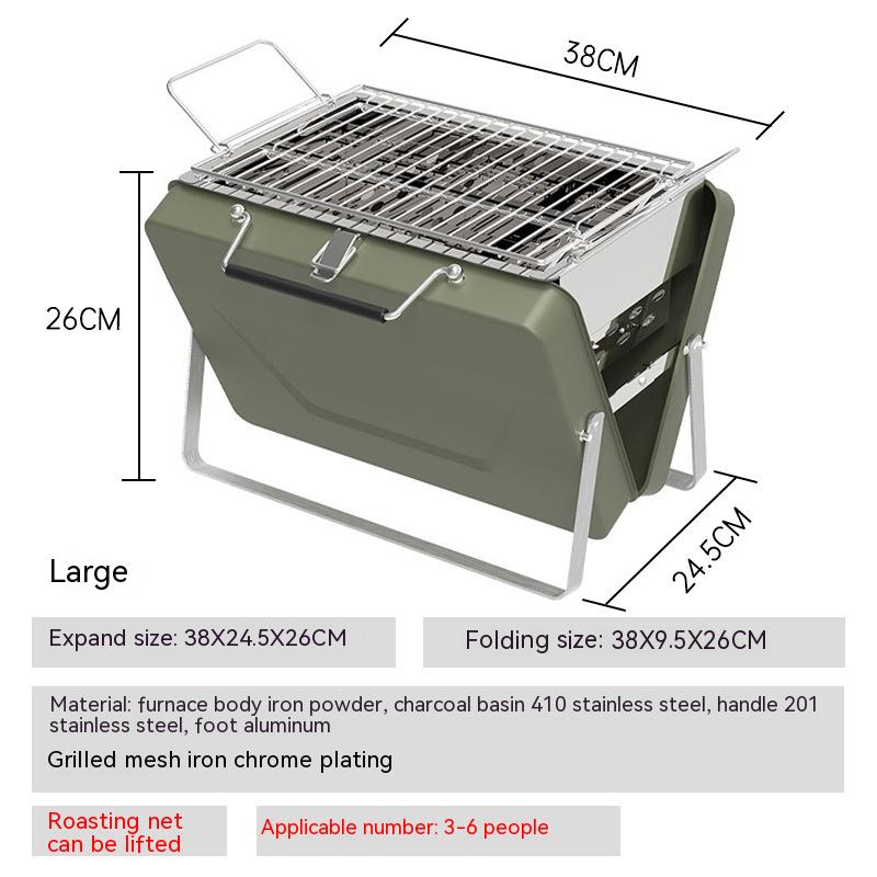Household Outdoor Portable Folding Grill Stove