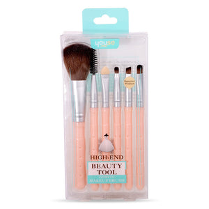 Set Of 6 Loose Powder Blush  Eye Shadow Brush Stick