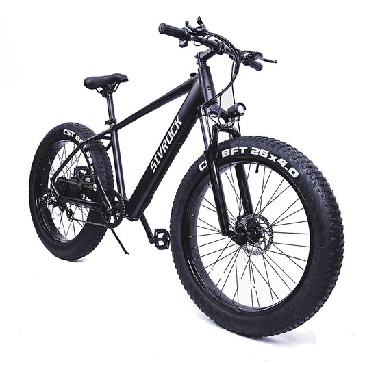 Sivrock Ebike Electric Bike 26'' Fat Tire 1000W Motor 48V 15Ah Large Battery Mountain E-Bike Shimano 7-Speed Bicycle