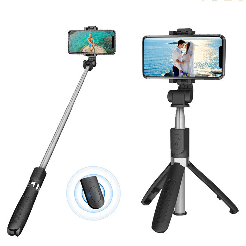 Compatible con Apple, Bluetooth Selfie Stick Control remoto móvil Trípode