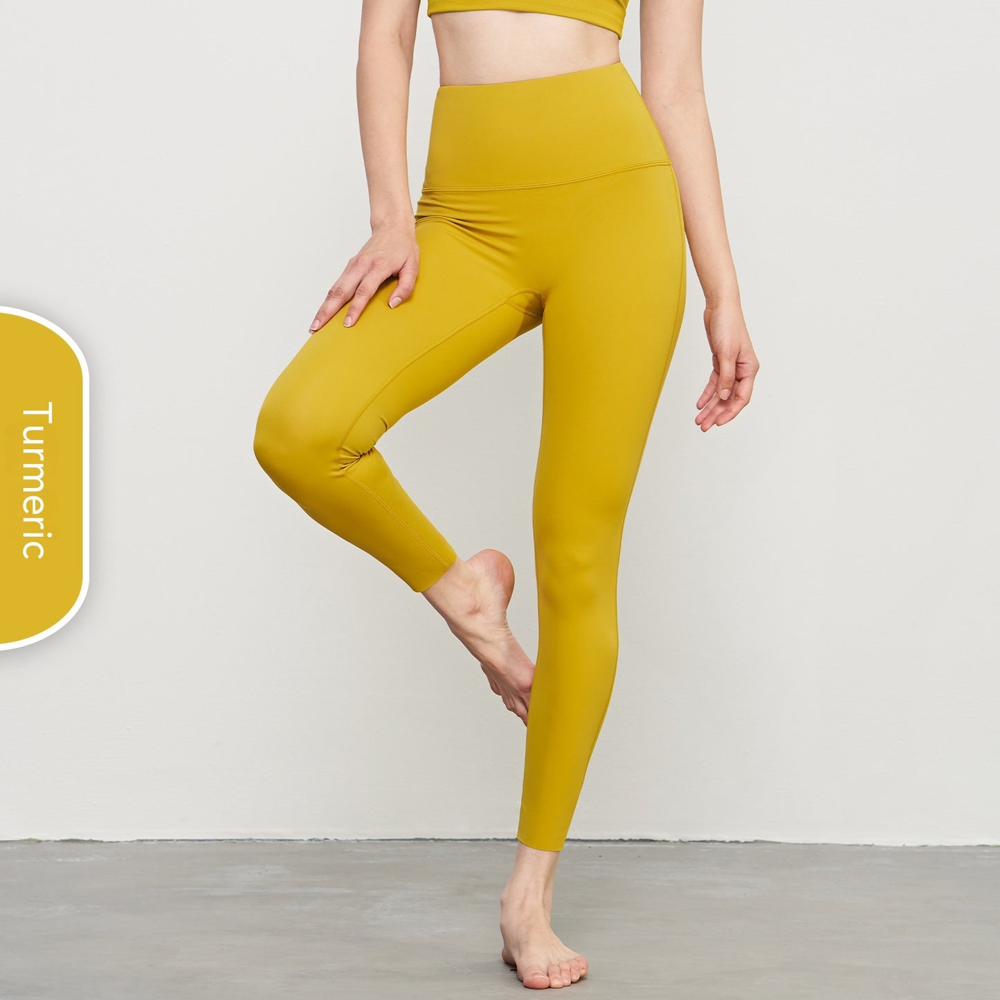 Women's Fashion Casual Solid Color High Waist Hip Lift Yoga Pants