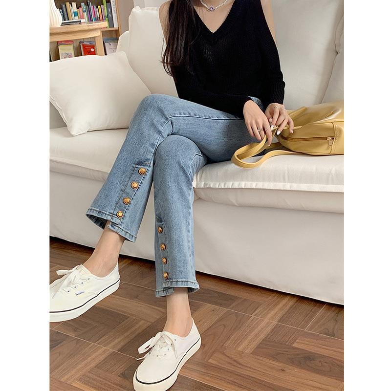 High Waist Slimming Retro Jeans For Women