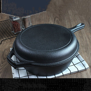 Household Non-stick Flat Pan With Single Handle