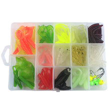 Laden Sie das Bild in den Galerie-Viewer, Luya Soft Bait Lead Hook Texas Fishing Gear Set