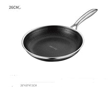 Laden Sie das Bild in den Galerie-Viewer, Stainless Steel Household Steak Omelet Pancake Pan