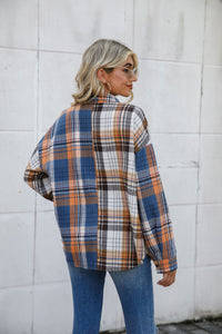 Women's Fashion Casual Patchwork Plaid Cardigan