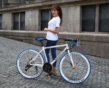 Carica l&#39;immagine nel visualizzatore di Gallery, Aluminum Alloy Road Bike 21 Speed Bend Put Double Disc Brake