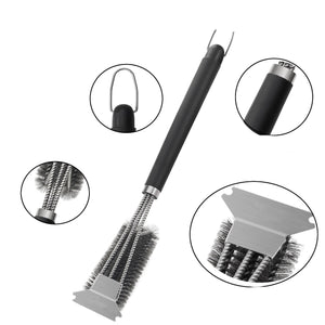 Fashion Personality Three-headed Oven Grill Cleaning Brush