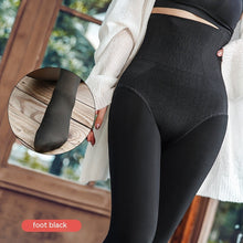 Cargar imagen en el visor de la galería, Leggings Women&#39;s Autumn And Winter Stewardess Transparent One-piece Trousers Leggings