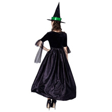 Charger l&#39;image dans la galerie, Halloween Women&#39;s Witch Green Dress