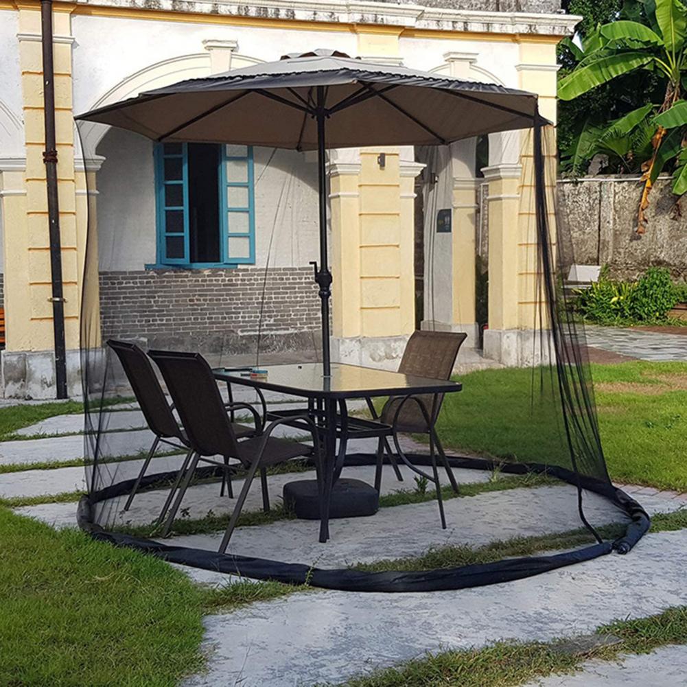 Straight Sunshade Net Cover Black Water Pipe Mosquito Net