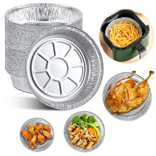 Laden Sie das Bild in den Galerie-Viewer, Non-stick Aluminum Foil Liners Air Fryer Disposable Paper Liner Oil-proof Steaming Basket Kitchen Tool BBQ Drip Pan Tray