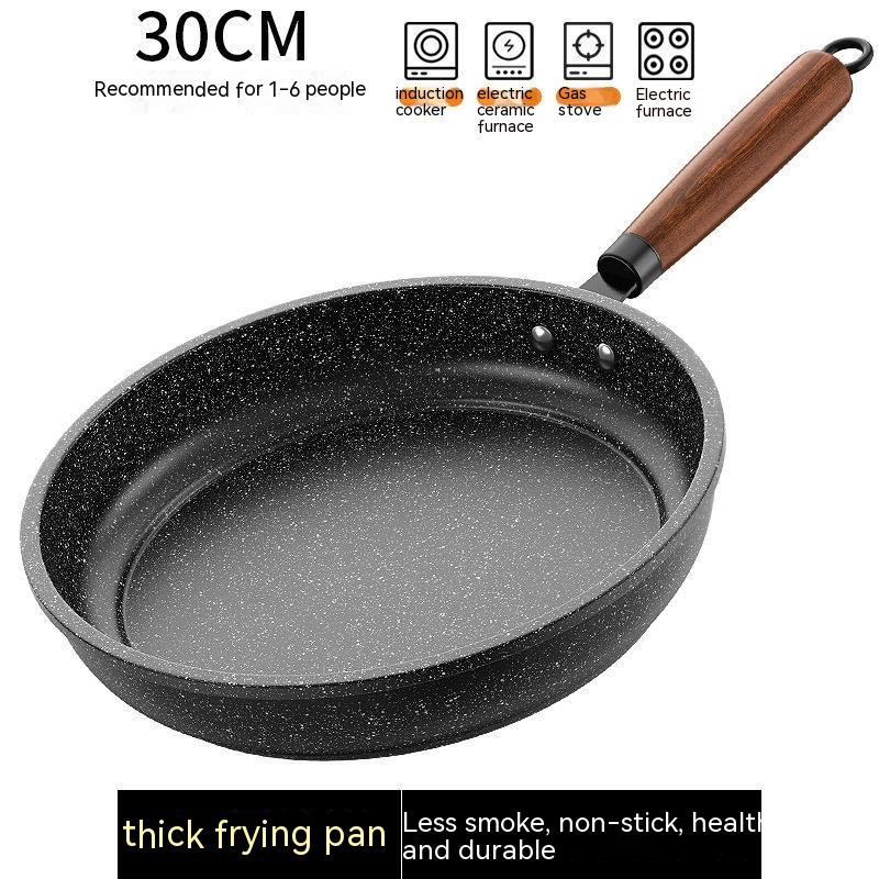 Medical Stone Frying Pan Non-stick Multi-functional Pan Light Oil Smoke Griddle