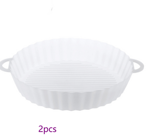 Air Fryer Tray Silicone Kitchen Supplies AirFryer Silicone Pot Grill Pan Accessories Disposable Paper Liner