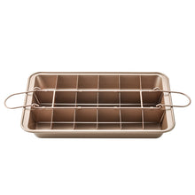 Load image into Gallery viewer, Kitchen Solid Bottom Thickened Square Brownie Pan Home Bakery