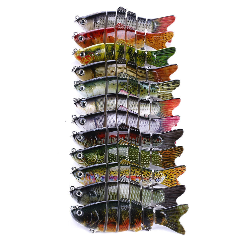 Multi-section Bionic Fake Bait Fish Road