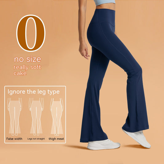 Women's Fashion Casual Solid Color No Size Yoga Bell-bottom Pants