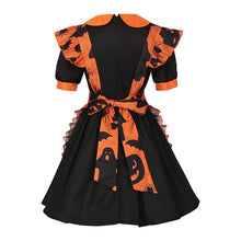 Charger l&#39;image dans la galerie, Costume party performance uniform pumpkin maid outfit