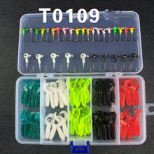 Laden Sie das Bild in den Galerie-Viewer, Luya Soft Bait Lead Hook Texas Fishing Gear Set