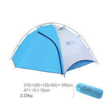 画像をギャラリービューアに読み込む, Mountaineering Camping Windproof And Rainproof Aluminum Alloy Three Season Double Deck Camping Tent